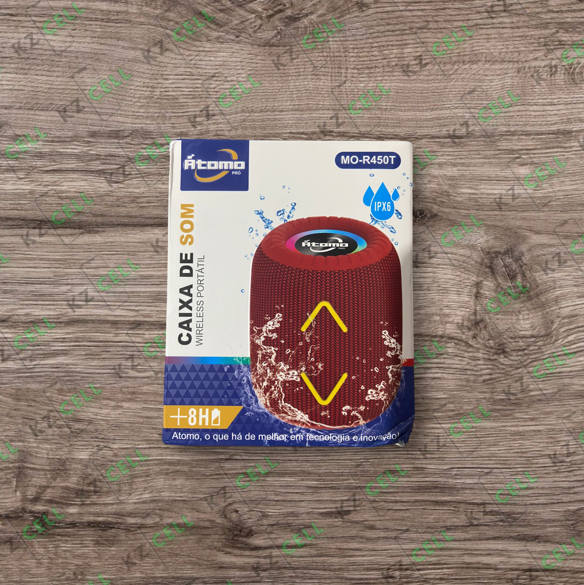 CAIXA DE SOM PORTÁTIL ÁTOMO MO-R450T