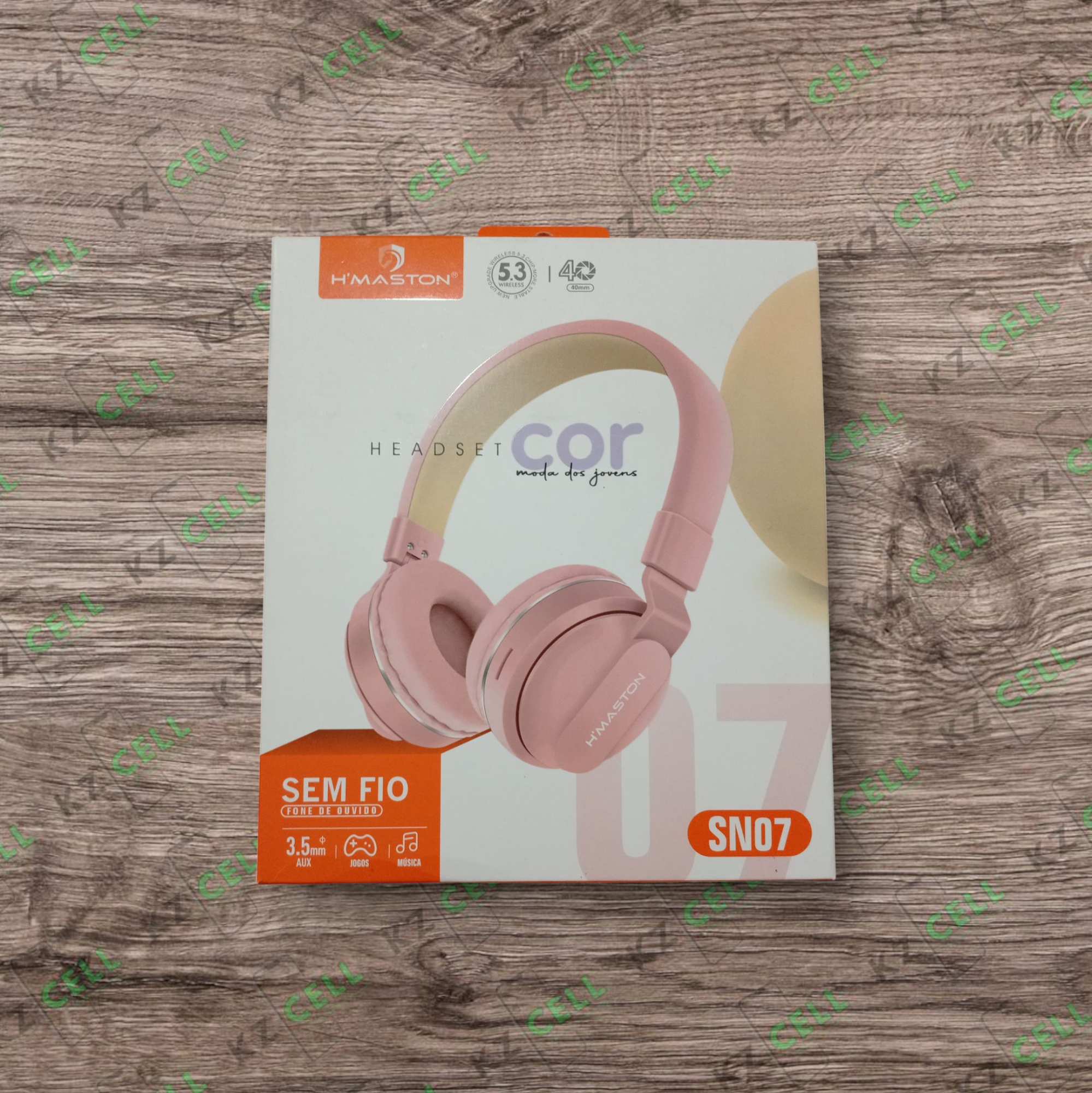 FONE HEADSET SEM FIO H’MASTON SN07