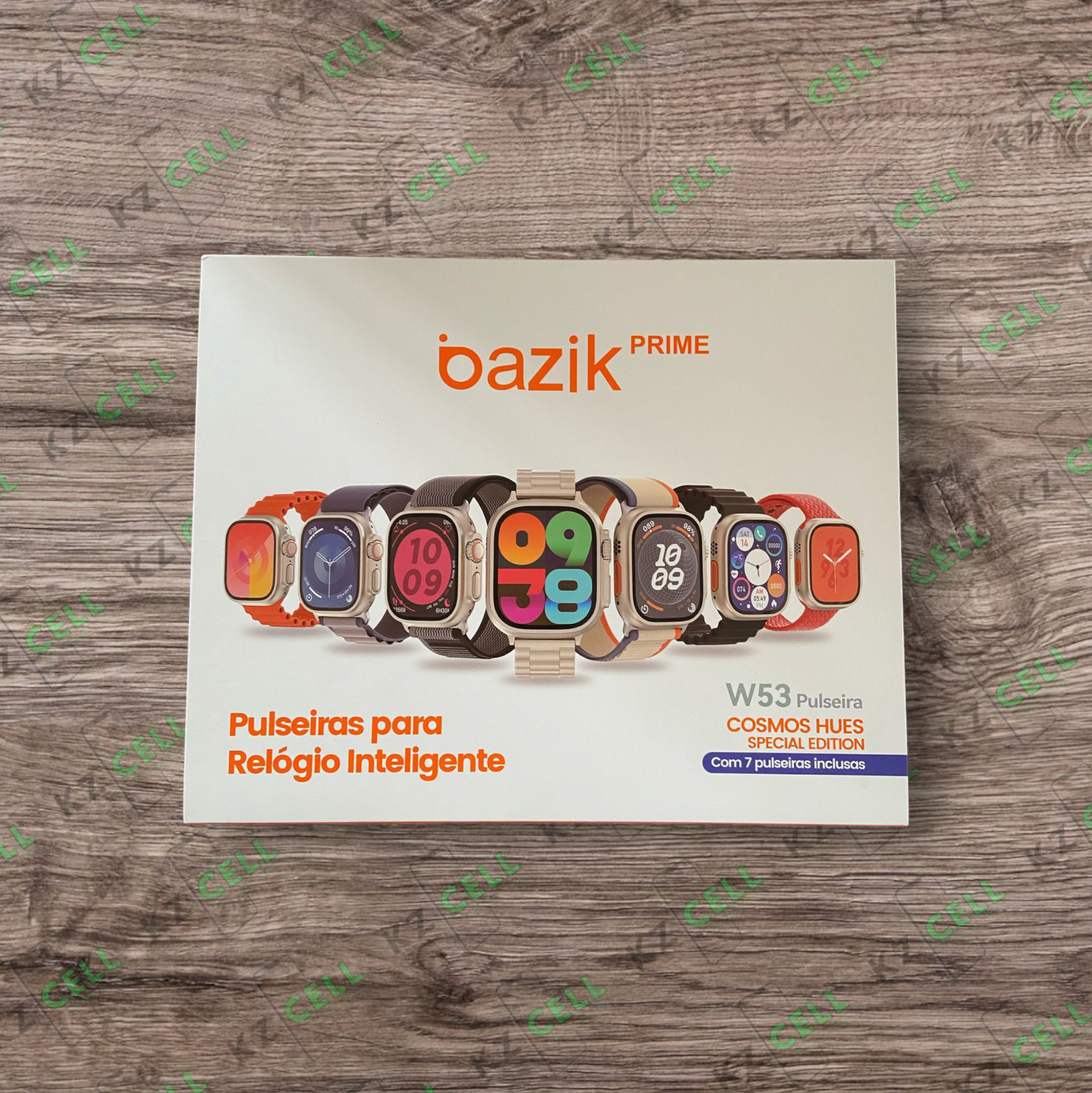 KIT COM 7 PULSEIRAS DE SMARTWATCH