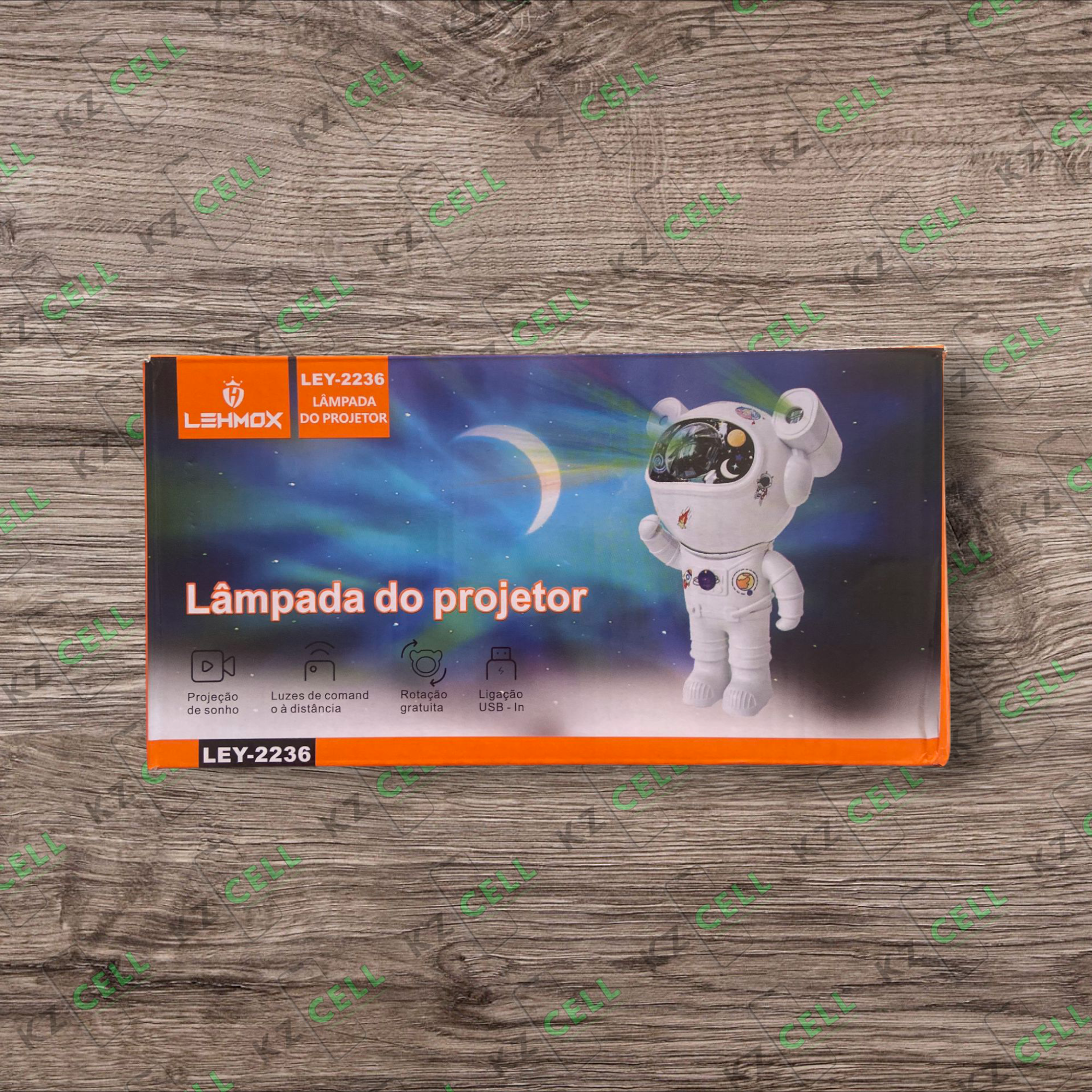 LAMPADA PROJETOR COM CAIXA DE SOM ASTRONALTA LEY-2236