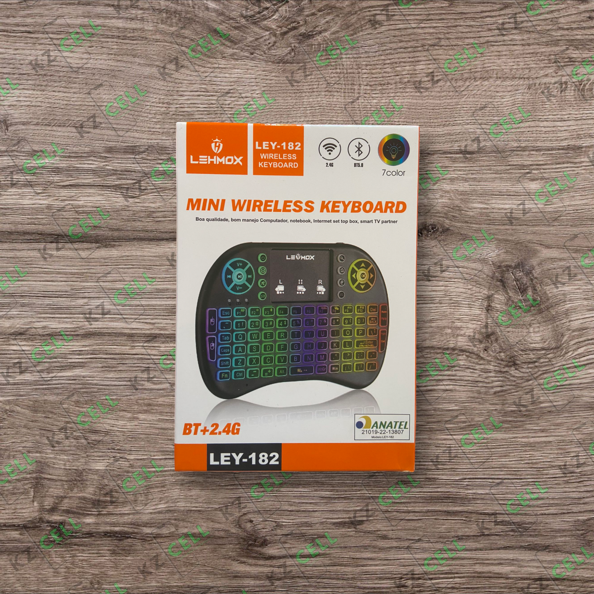 MINI TECLADO SEM FIO USB E BLUETOOTH LEHMOX LEY-182