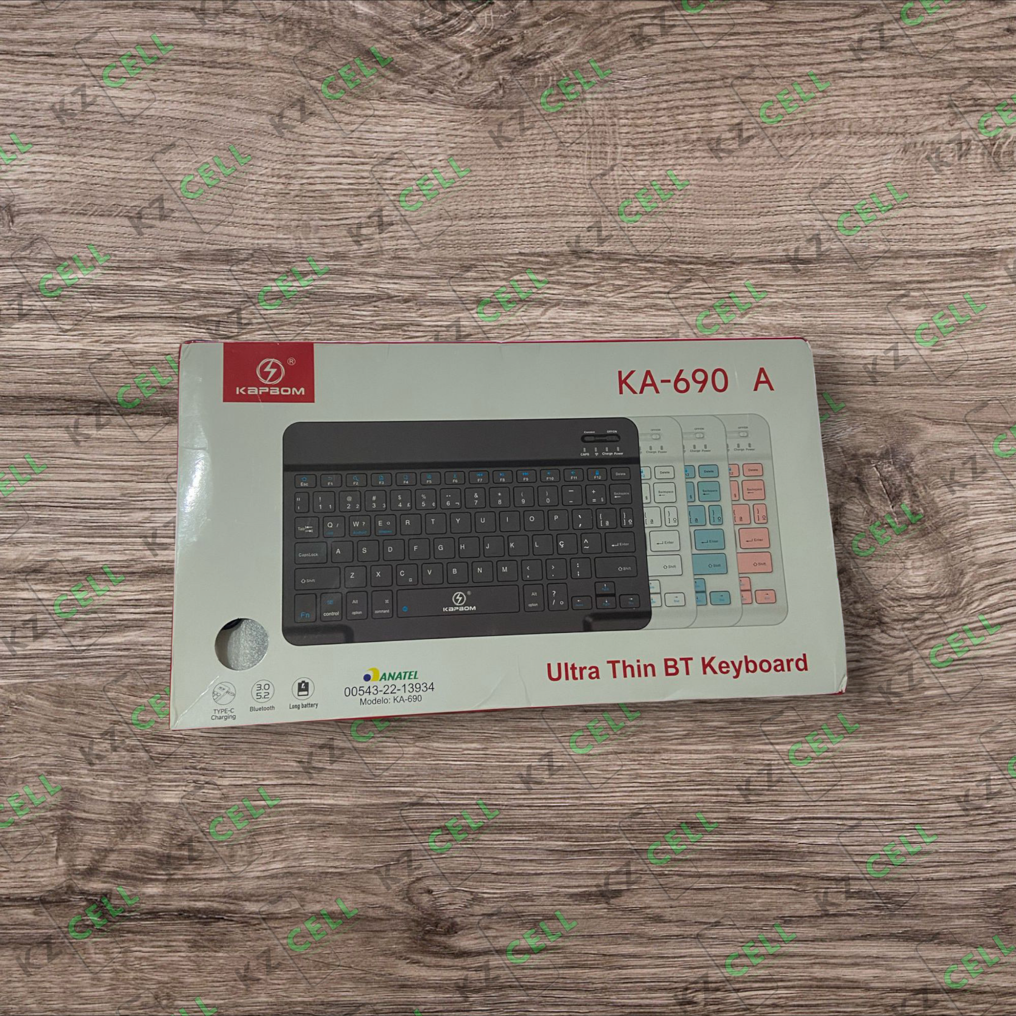TECLADO SEM FIO KAPBOM