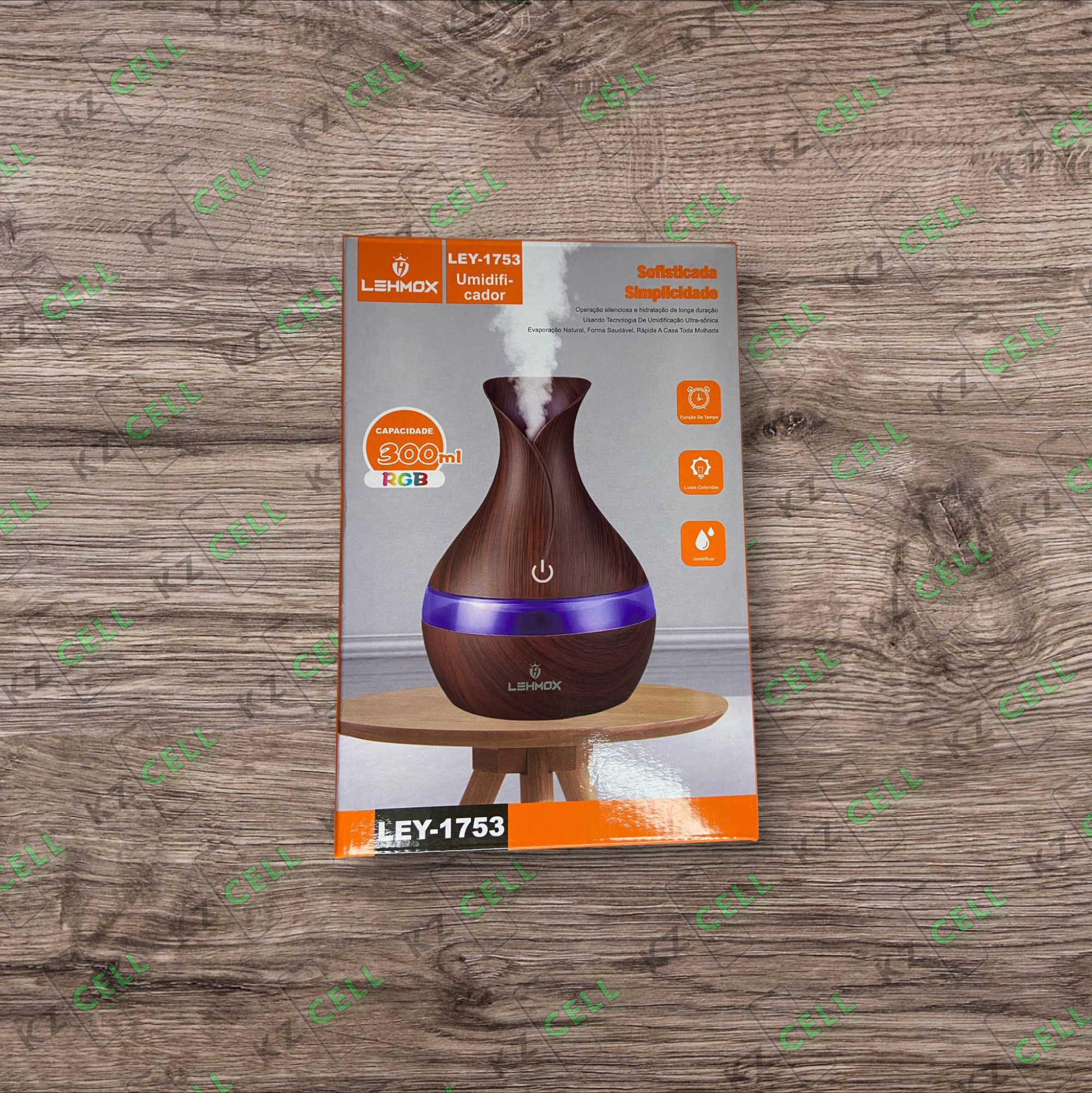 UMIDIFICADOR DE AR AMADEIRADO