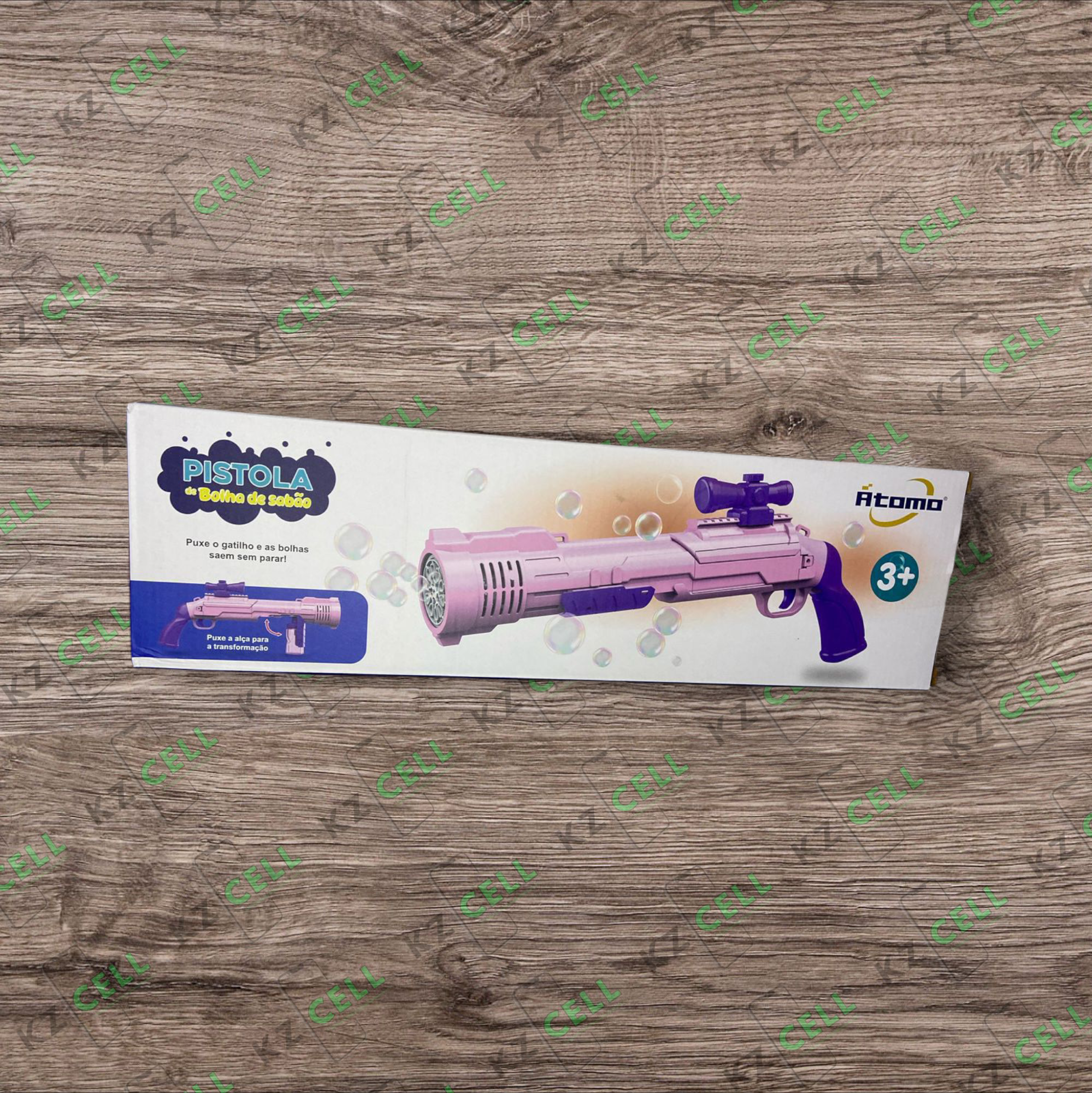 PISTOLA DE BOLHA DE SABÃO