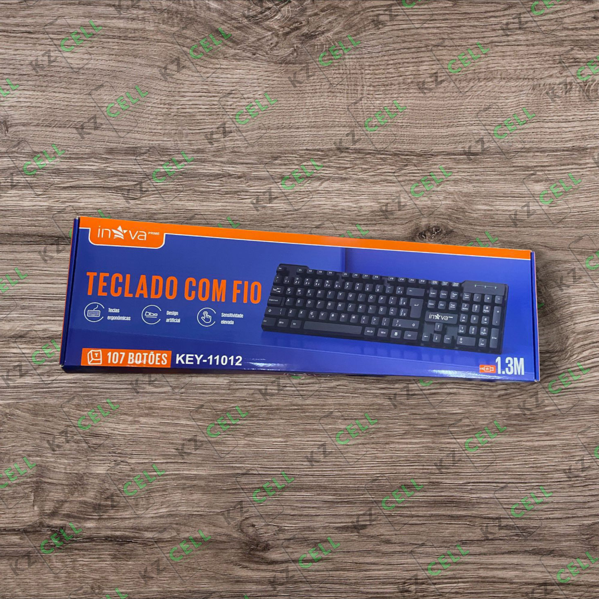 TECLADO COM FIO INOVA